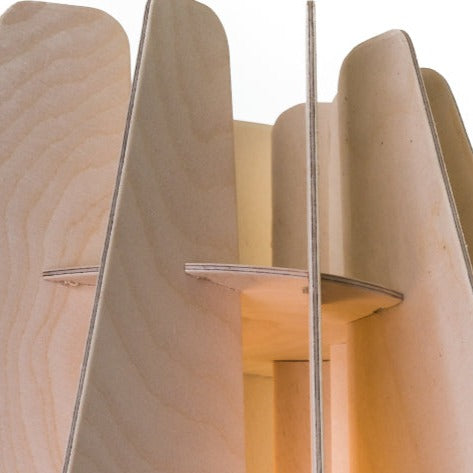 Birch Plywood Pendant Light Shade - Taimico