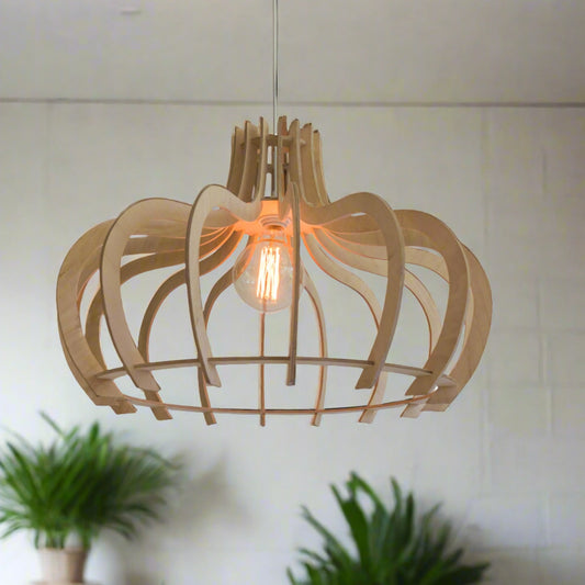 Birch Plywood Pendant Light Shade - Taimico