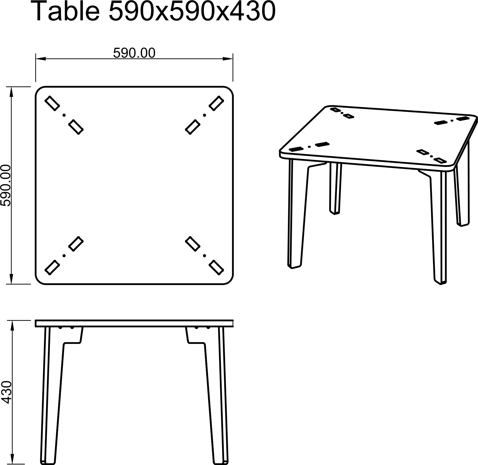 Taimico Kids Table and Chair set