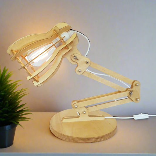 Birch Plywood Desk Lamp