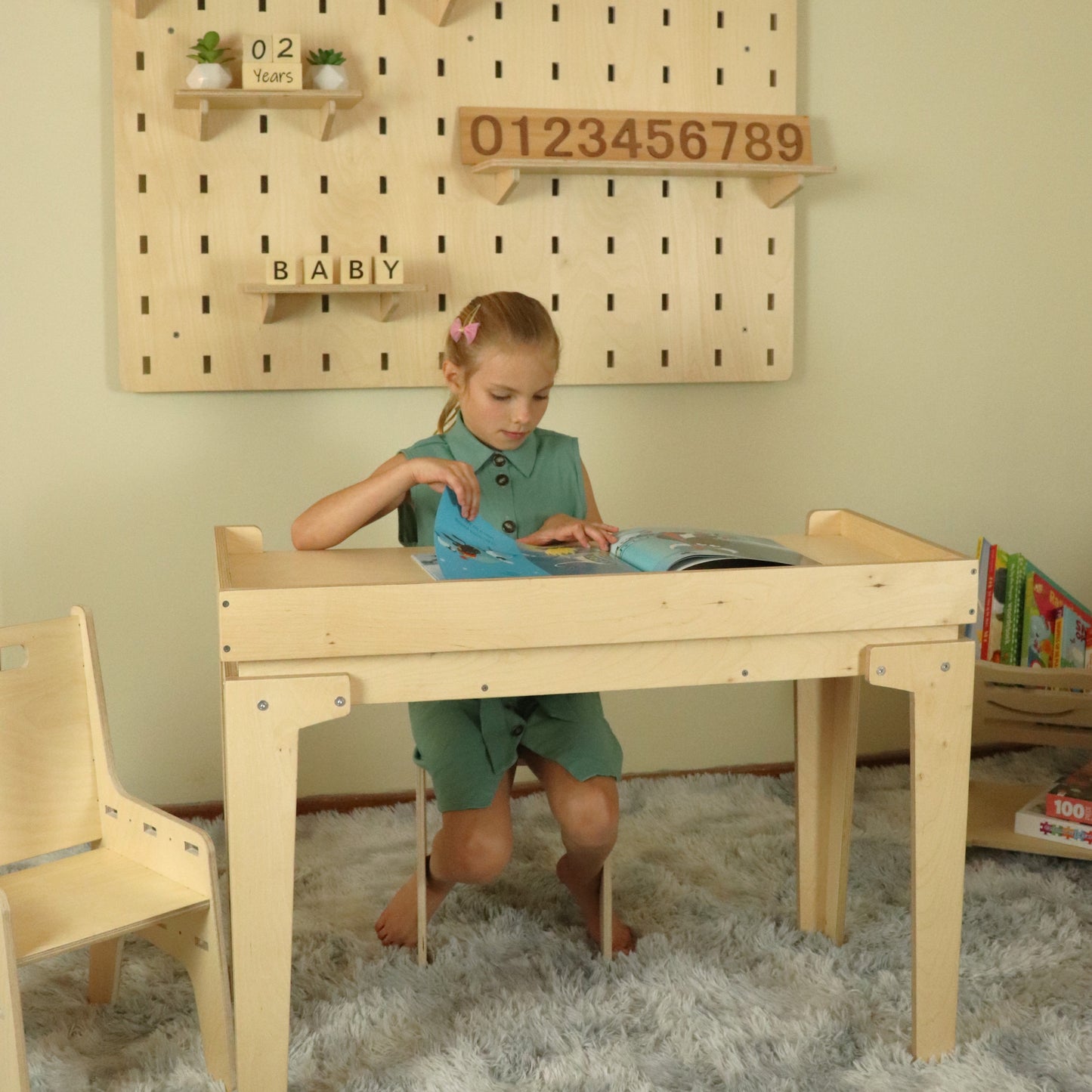  Kids 3-in-1 Activity Table - Taimico