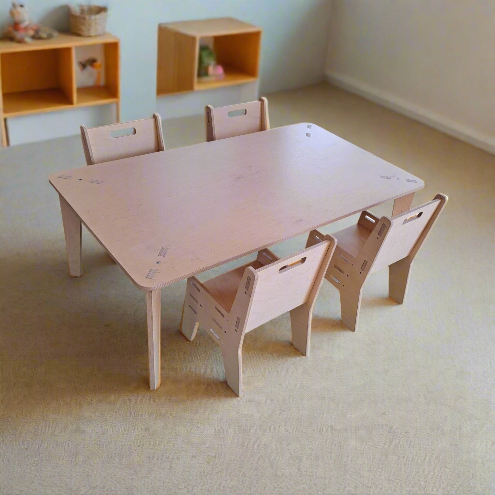 Adjustable Table and Chair Set for pre schoolers - Taimico