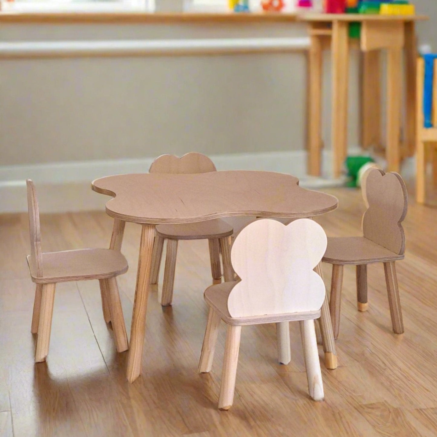 Cloud Table and Chair Set for 1 - 3 year old's - Taimico